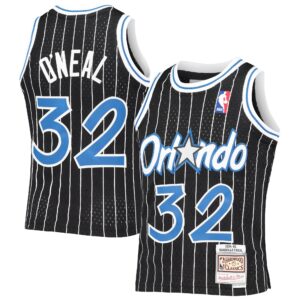 Shaquille O'Neal Orlando Magic Mitchell &amp; Ness Preschool Hardwood Classics Throwback Team Jersey For NBA Basketball Fans