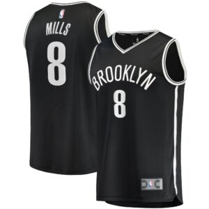 Patty Mills Brooklyn Nets Fanatics Branded 2021/22 Fast Break Replica Jersey For NBA Basketball Fans