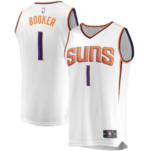 Devin Booker Phoenix Suns Fanatics Branded 2020/21 Fast Break Replica Player Jersey For NBA Basketball Fans