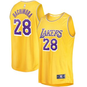 Rui Hachimura Los Angeles Lakers Fanatics Branded Fast Break Player Jersey For NBA Basketball Fans