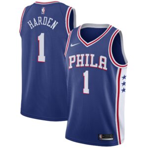James Harden Philadelphia 76Ers 2021/22 Swingman Jersey For NBA Basketball Fans