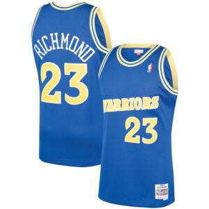 Mitch Richmond Golden State Warriors Mitchell &amp; Ness 1990-91 Hardwood Classics Swingman Player Jersey For NBA Basketball Fans
