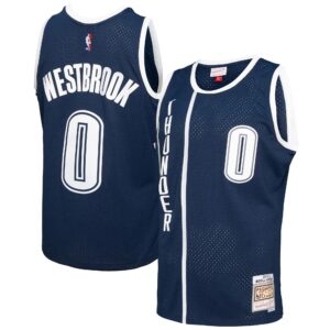 Russell Westbrook Oklahoma City Thunder Mitchell &amp; Ness 2015-16 Swingman Jersey For NBA Basketball Fans
