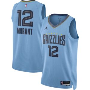 Ja Morant Memphis Grizzlies Jordan Brand Unisex Swingman Jersey For NBA Basketball Fans