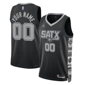 San Antonio Spurs Jordan Brand Unisex 2022/23 Swingman Custom Jersey For NBA Basketball Fans