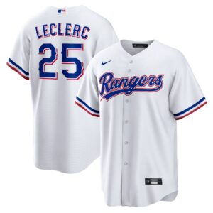 Jos&eacute; Leclerc Texas Rangers Nike Home Replica Player Jersey - White